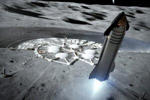 SpaceX za kilka lat chce postawić człowieka na księżycu